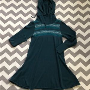 Prana hooded sweater dress